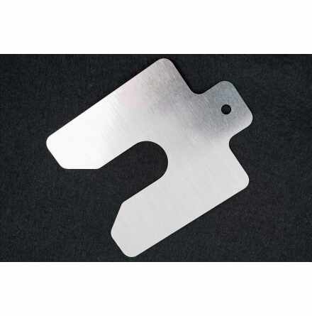 Shims aluminium 75x75mm, 10 pack